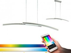 Lustra LED Smart RGB CCT cu telecomanda